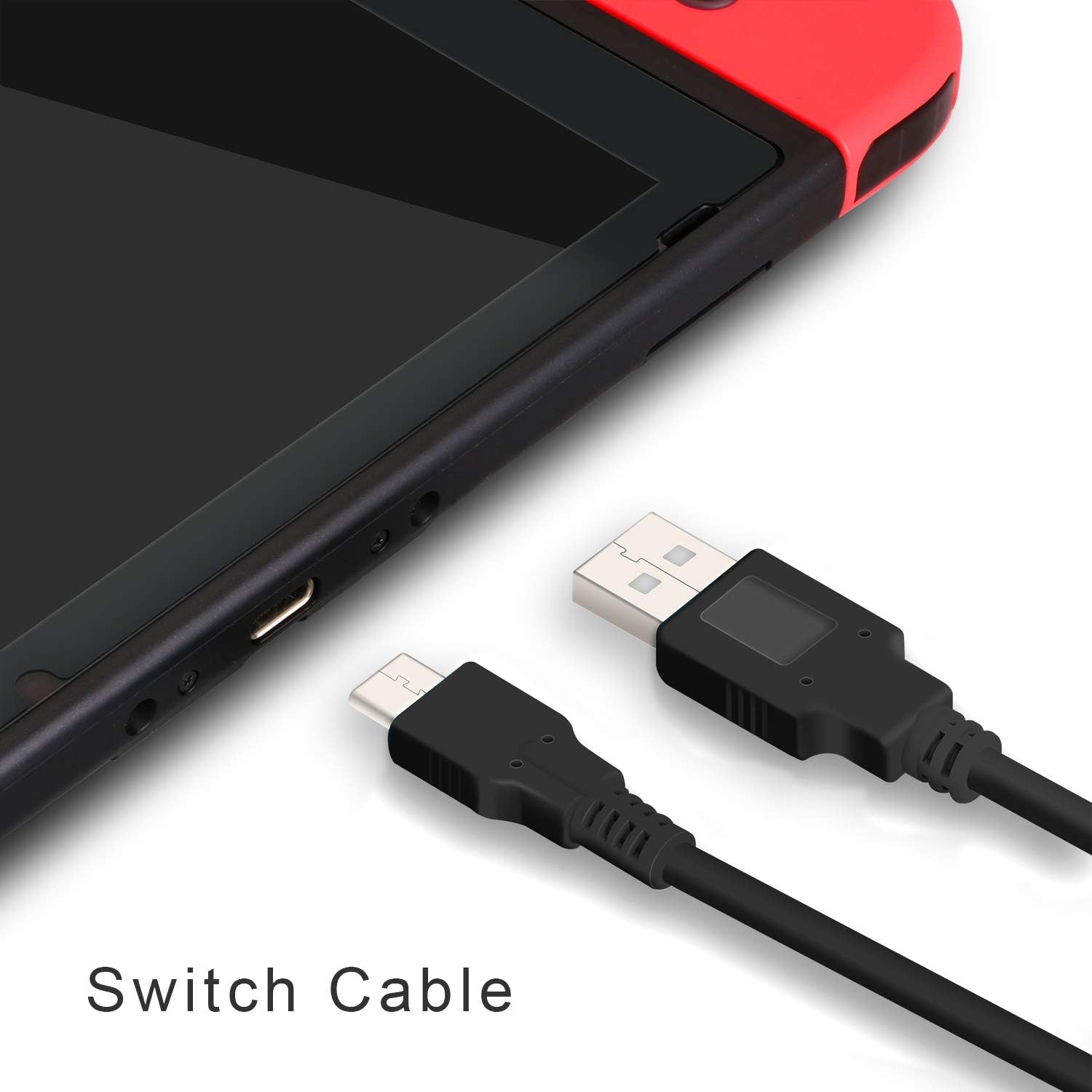 Detalle 2 de ECHZOVE Nintendo Switch charging cable 4.92ft