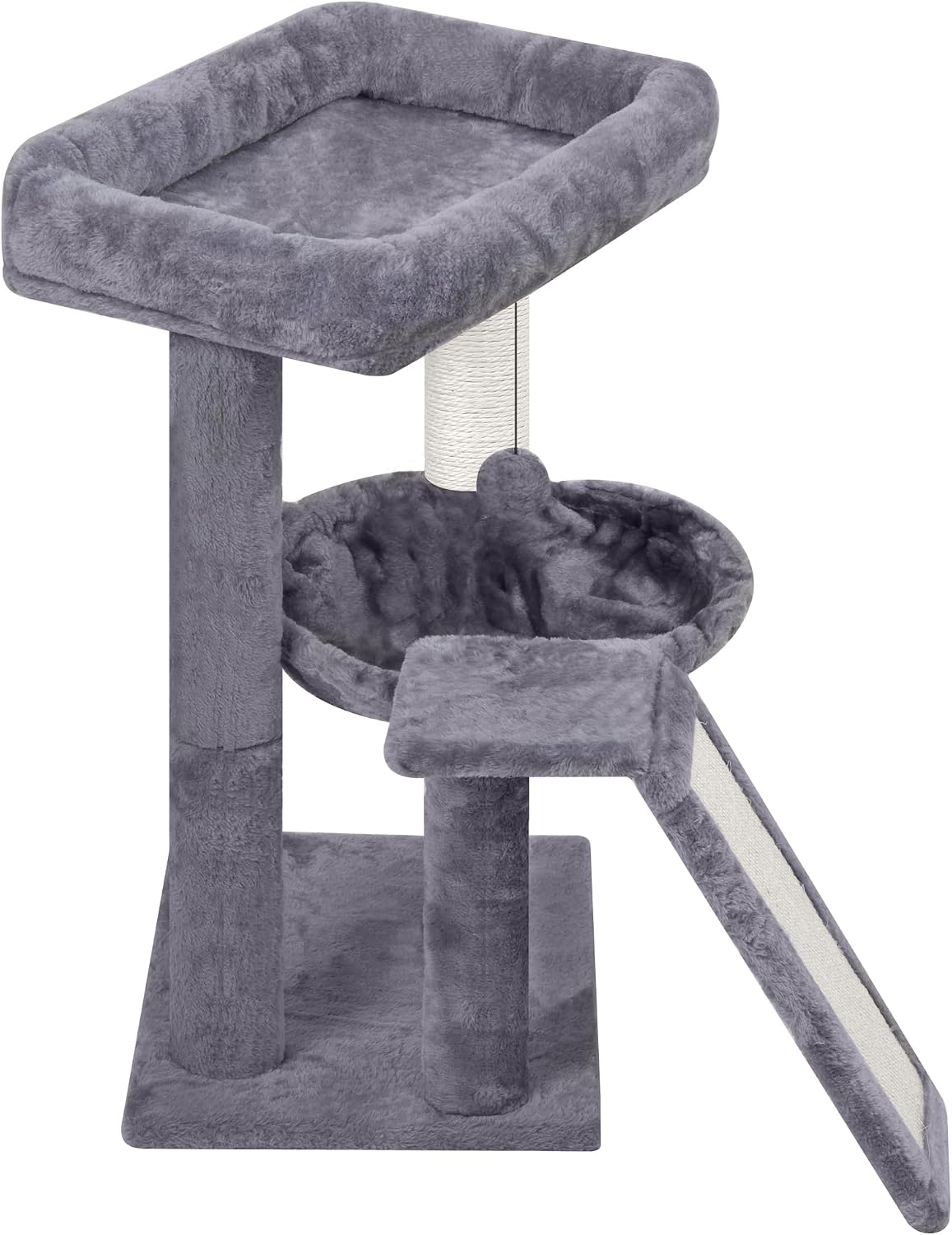 Thumbnail 6 de YOUPETSER YOUPET-05 Cat Tree with Sisal Scratching Board and Hammock
