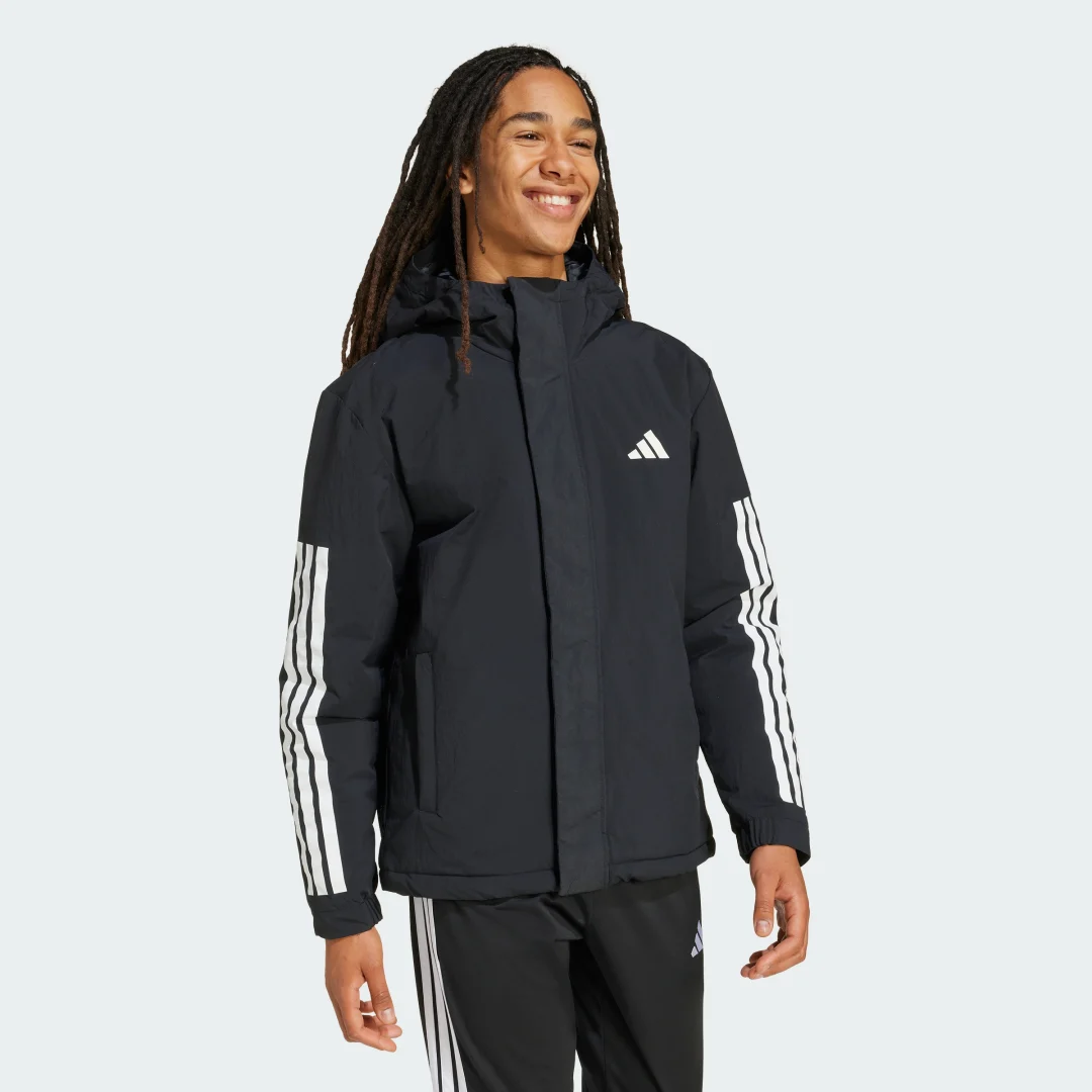 Detalle 1 de Adidas Climawarm 3‑Stripes Insulated chaqueta con capucha