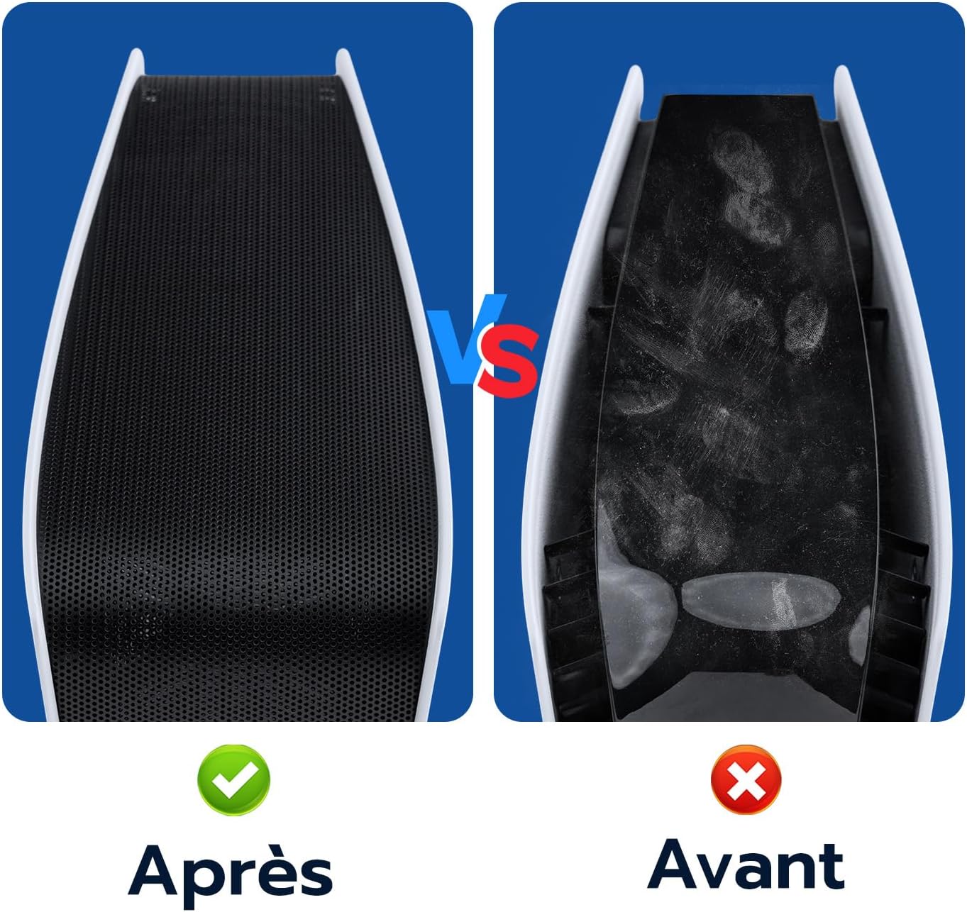 Thumbnail 6 de McBazel PS5 Pro Housse anti-poussière 8 en 1 (bouchons + écran latéral) pour ports et lecteur optique