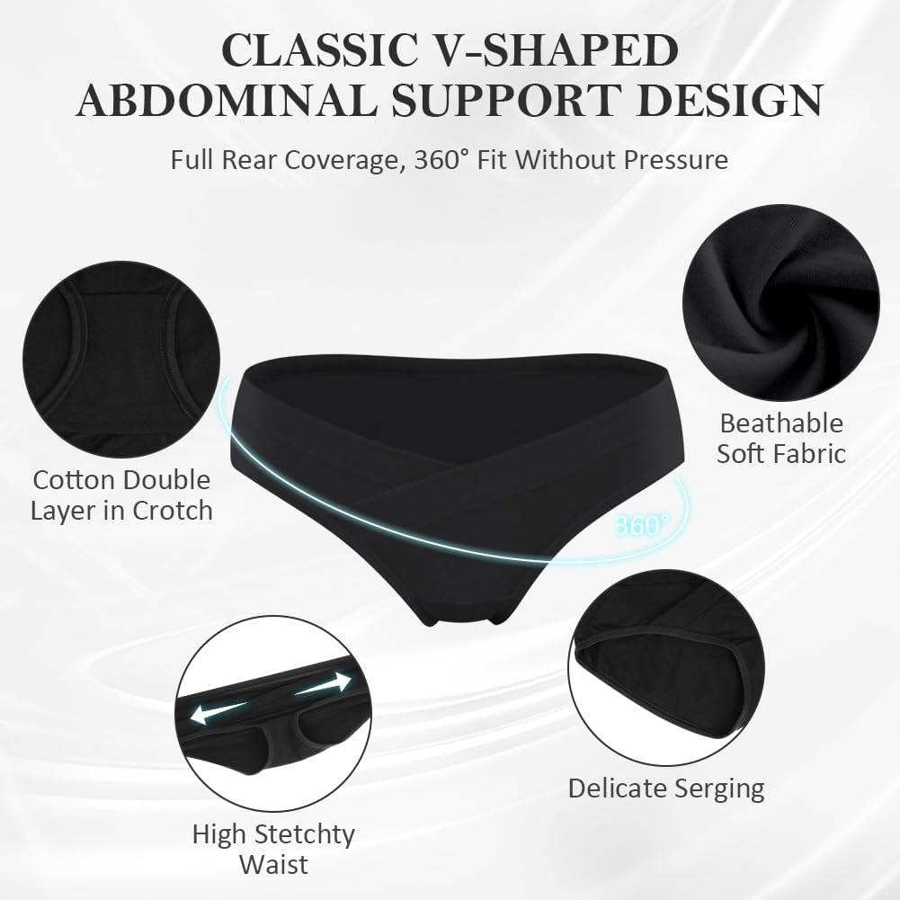 Detalle de ACWOO Mutandine per Gestante: comodità morbida, design a vita bassa e uso versatile