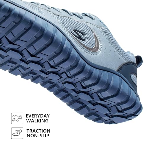 Detalle de HOBIBEAR Zapatos barefoot para mujer con caja de dedos ancha y suela flexible para senderos y gimnasio