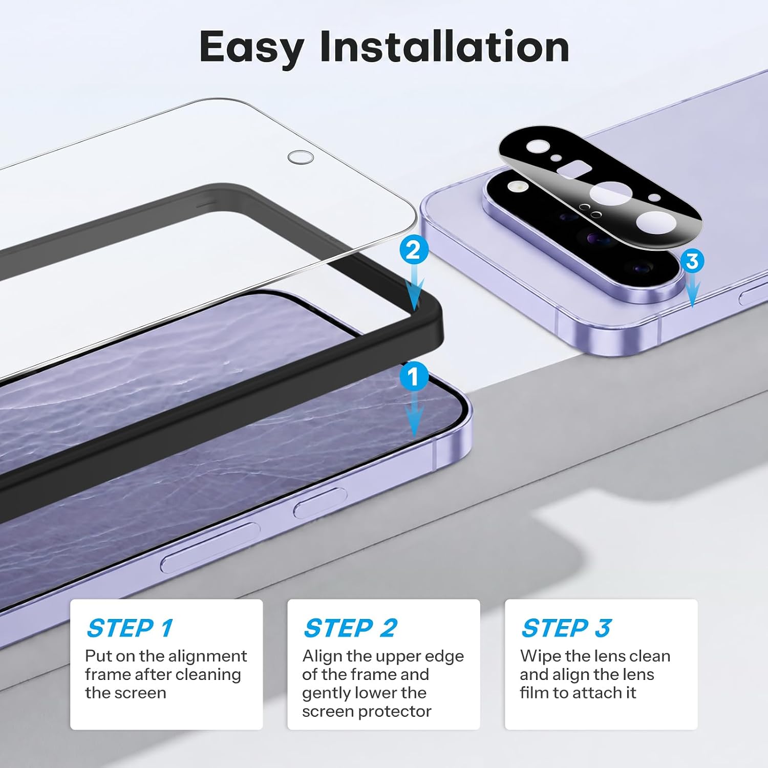 Detalle de OMOTON Screen Protector for Google Pixel 11 6.3-inch