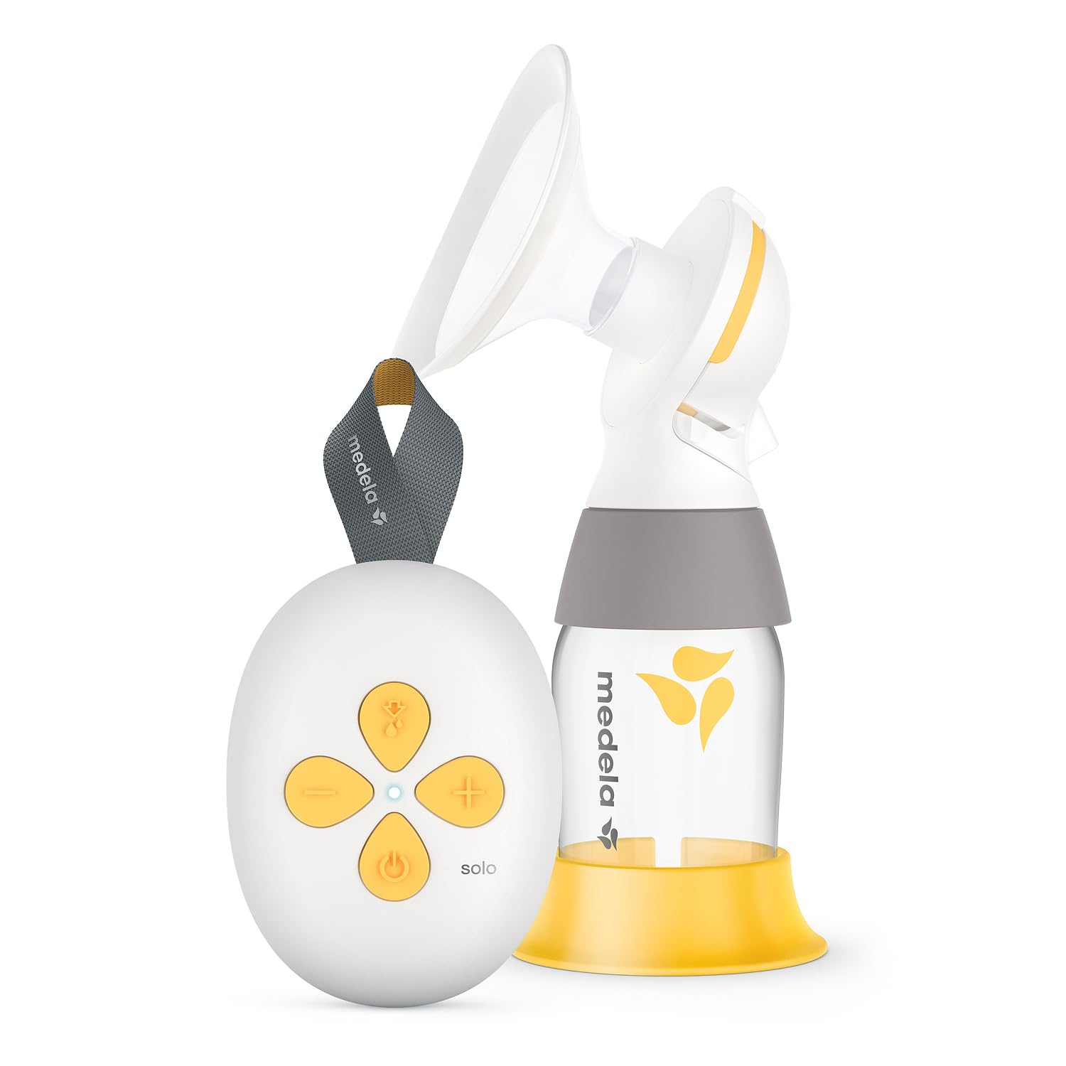 Detalle de Medela Solo Elektrische Einseitige Milchpumpe – leiser Betrieb, USB-Aufladung & PersonalFit Flex