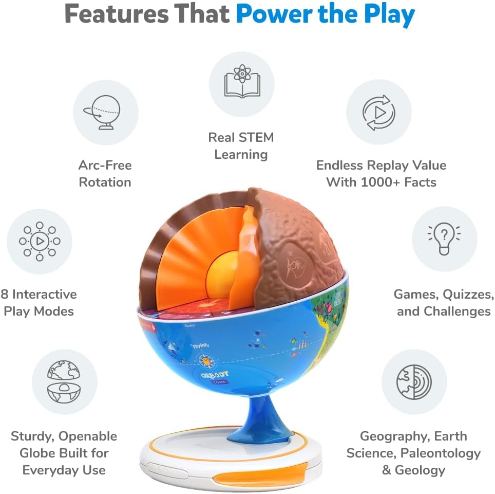 Detalle de PlayShifu Interactive Globe for Ages 4–10
