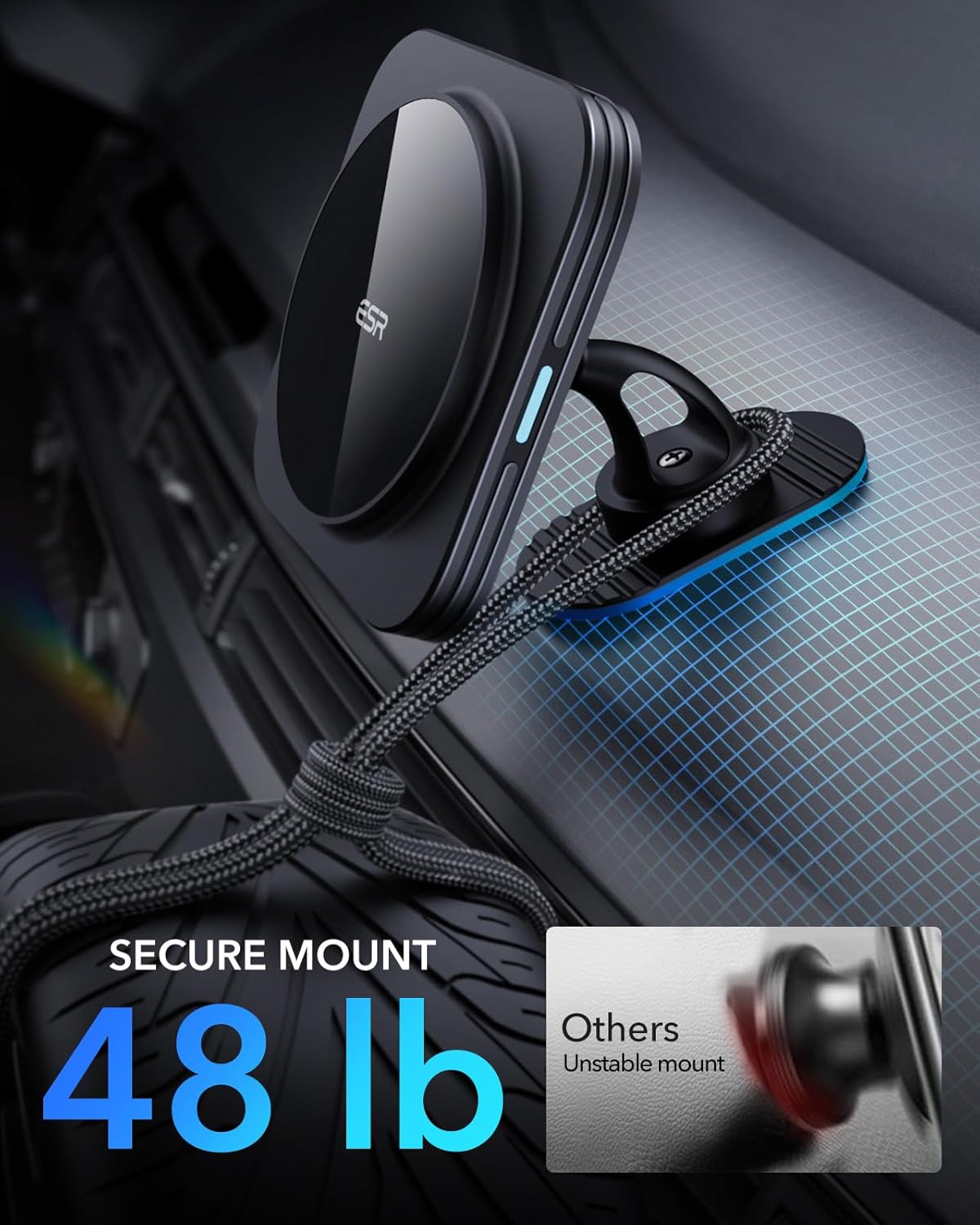 Thumbnail 6 de ESR MagSafe Car Mount Charger 15W