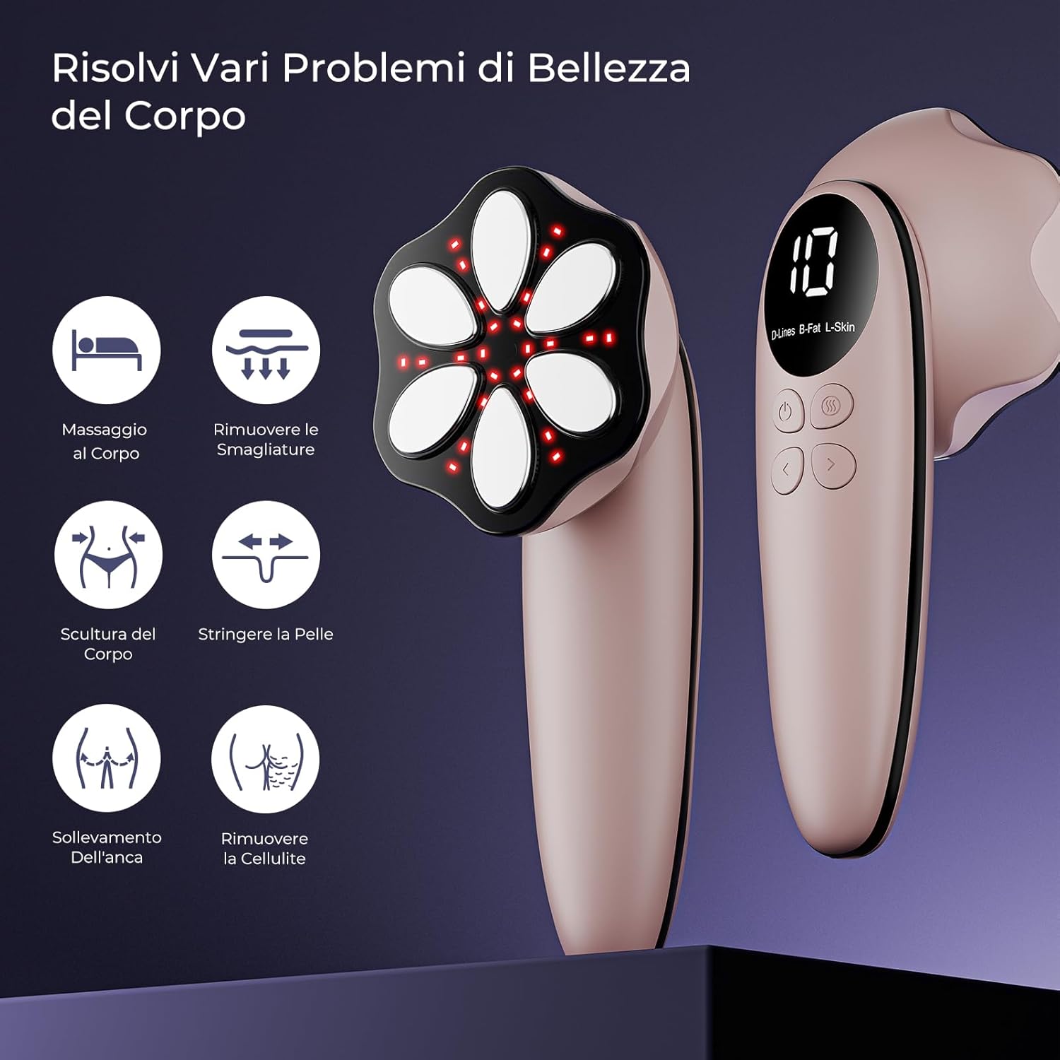 Detalle 2 de Massaggiatore Anticellulite Elettrico 💆♀