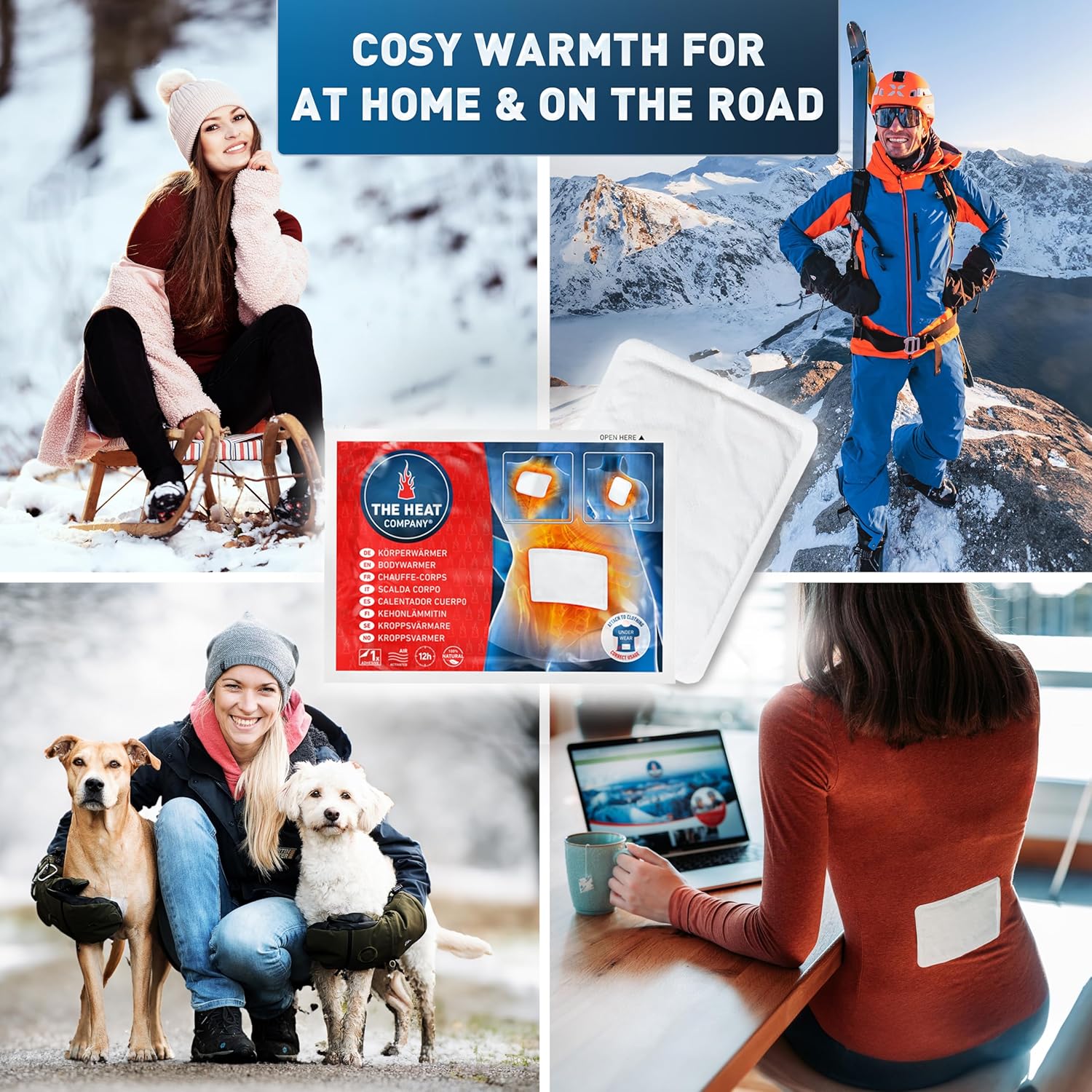 Thumbnail 3 de THE HEAT COMPANY Bodywarmer - Extra Warm Adhesive Heat Pads (10, 20 or 40 Pieces)