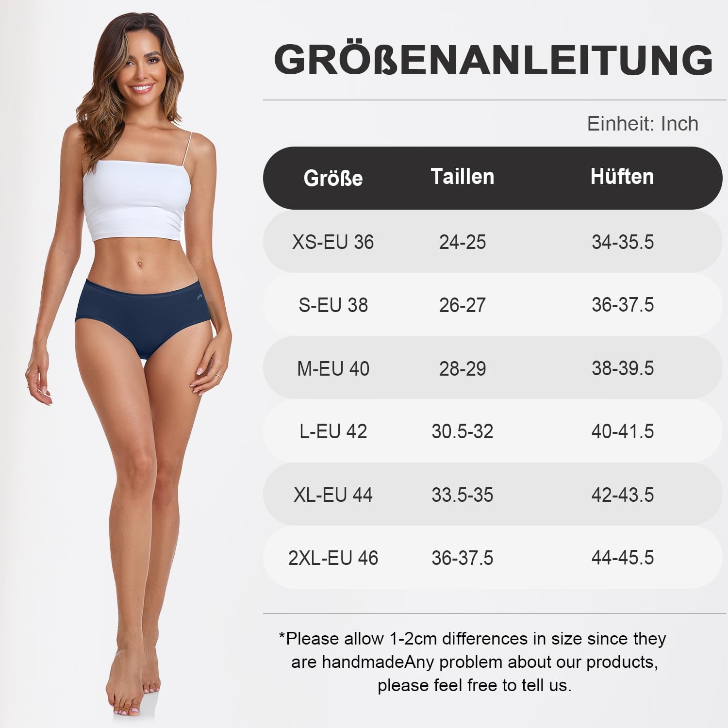Thumbnail 6 de coskefy Unterhosen Damen 6er Pack Baumwolle