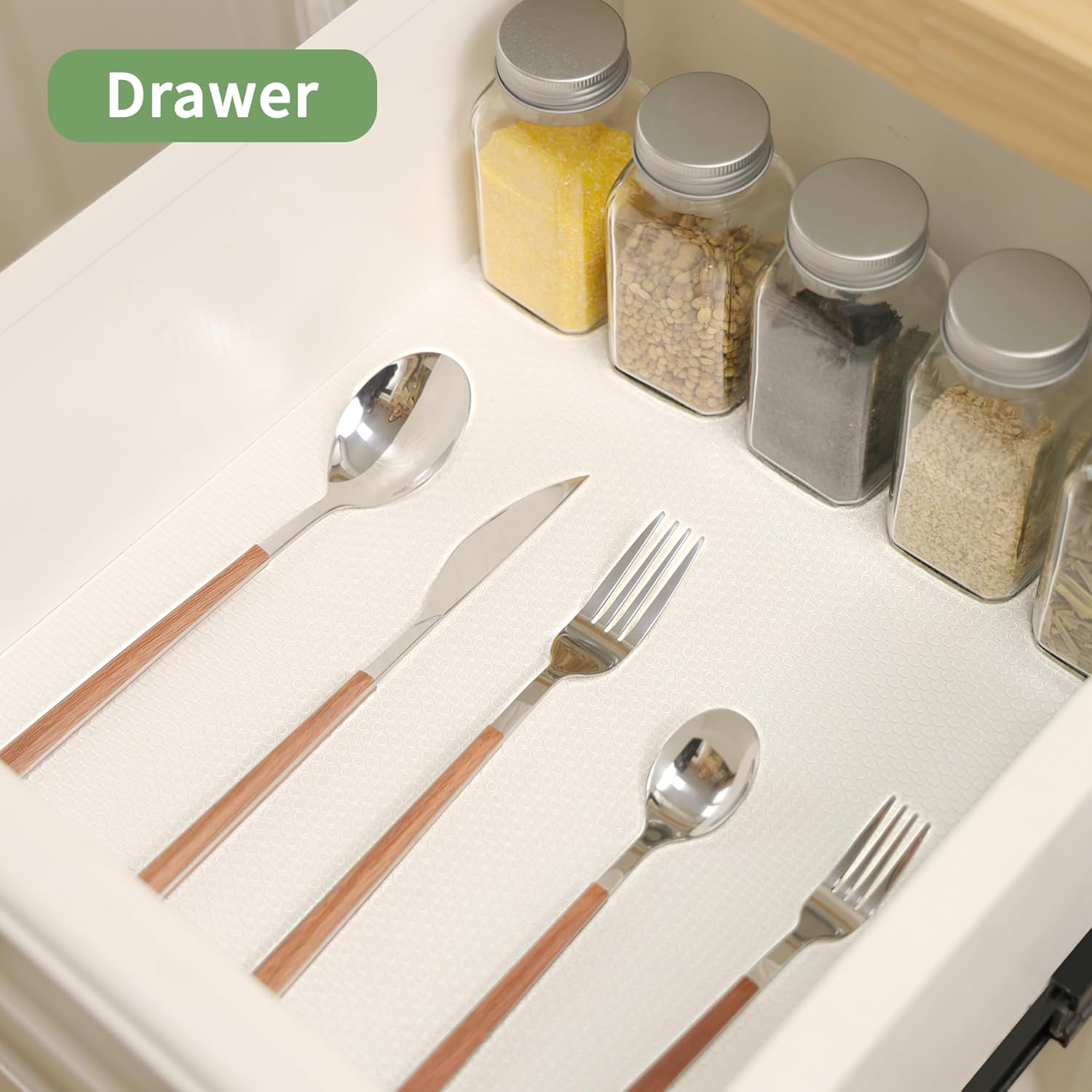 Thumbnail 3 de wohomuke Shelf Liners: Non-Slip EVA Drawer and Shelf Mats (Transparent, 44.5cm x 6m)