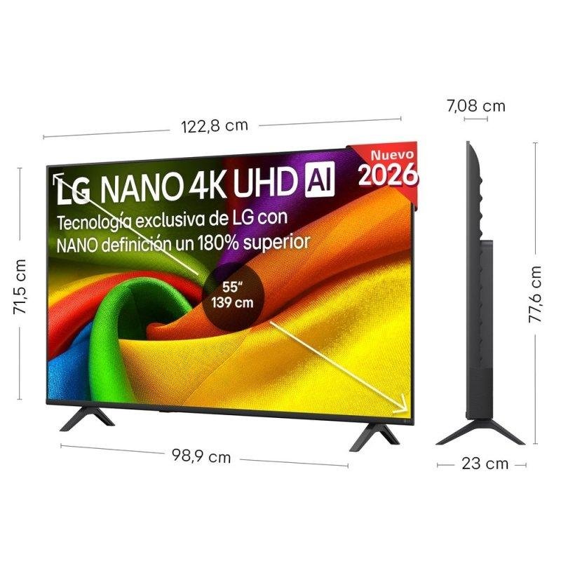 Detalle 2 de LG TV NanoCell 4K UHD 55NU900B6LA: 55" con WebOS y HDR10 Pro para cine en casa