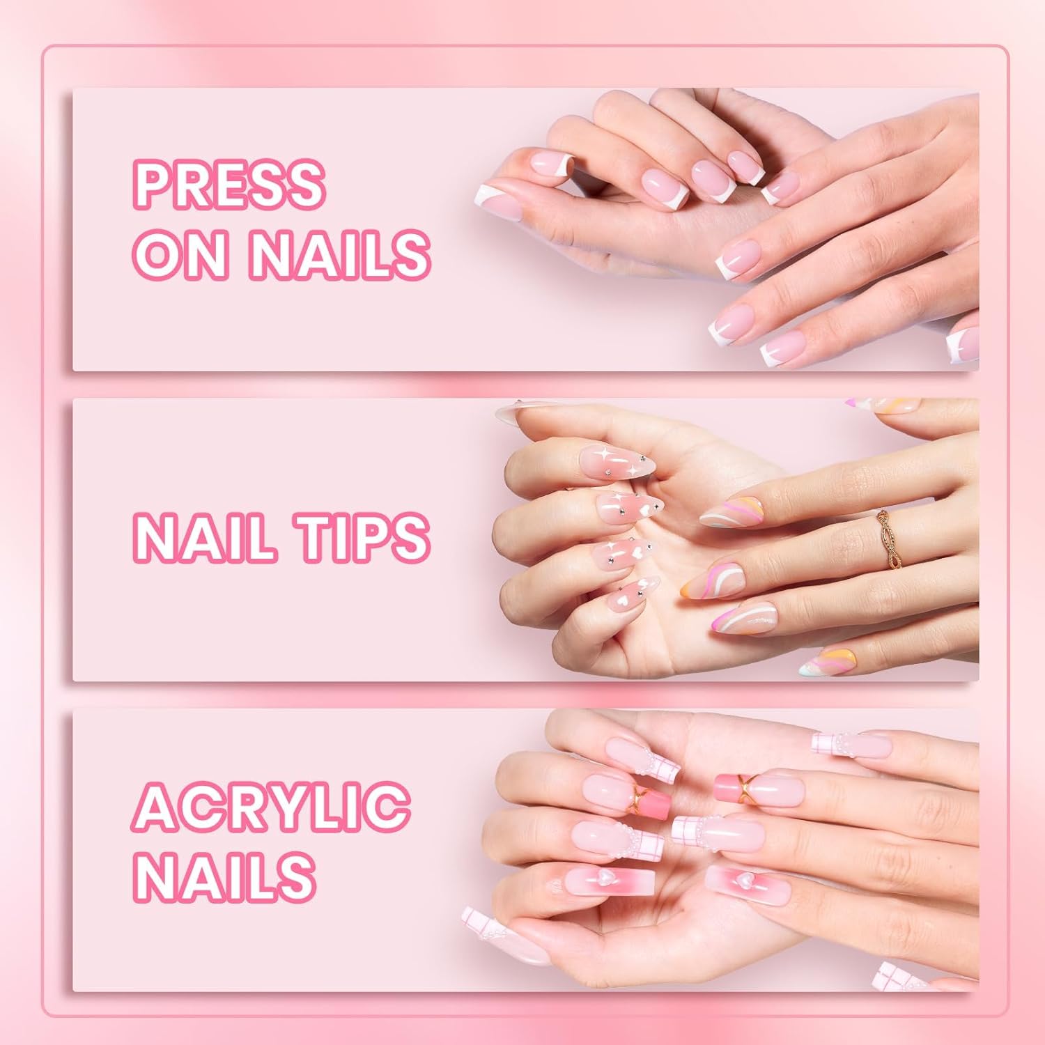 Detalle de Beetles 10ML Super Strong Nail Glue (No-UV) for Press-Ons, Nail Tips & Acrylic Nails