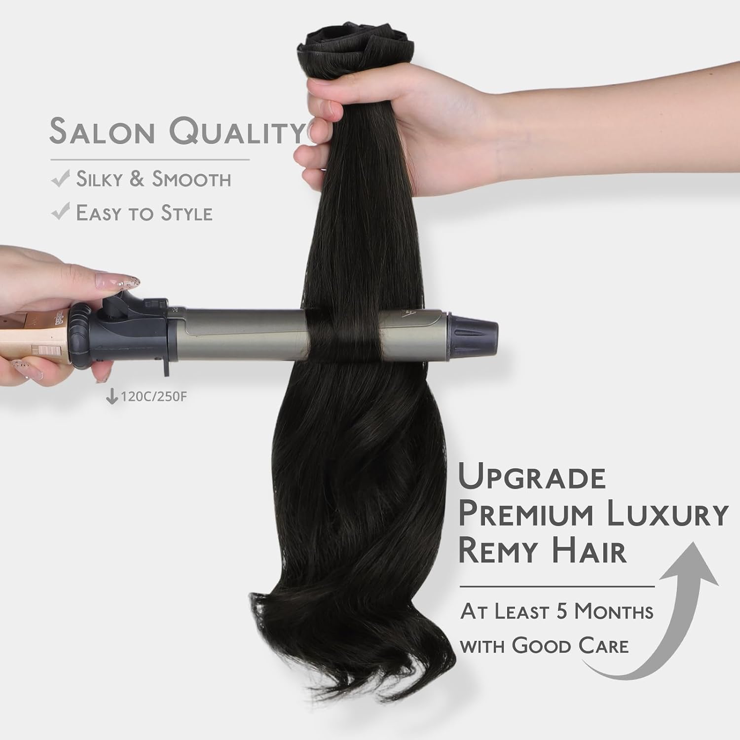 Thumbnail 5 de WENNALIFE Invisi Edge 14 Inch 130g Clip-Ins