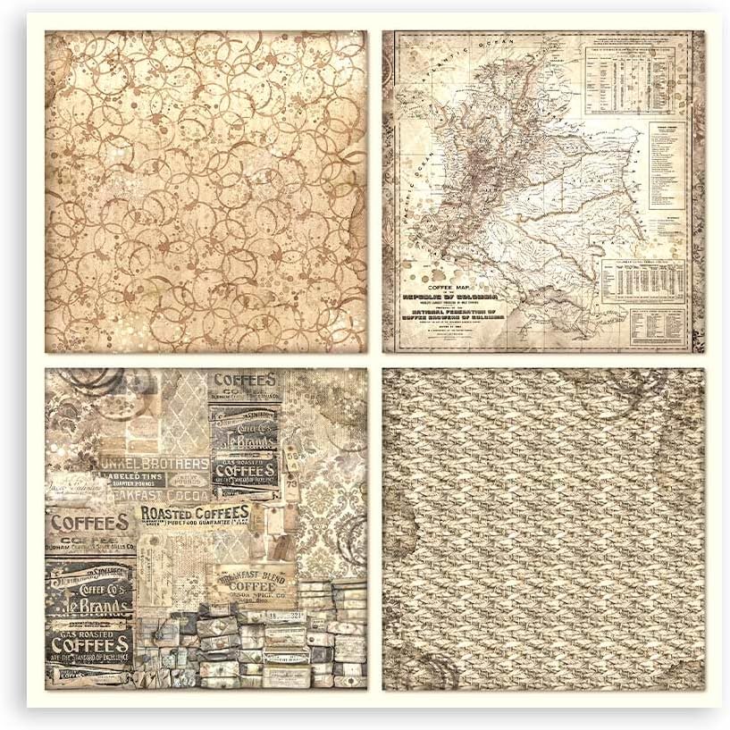 Thumbnail 8 de Scrapbooking Pad 22 hojas 12" x 12" Café y Chocolate 📓
