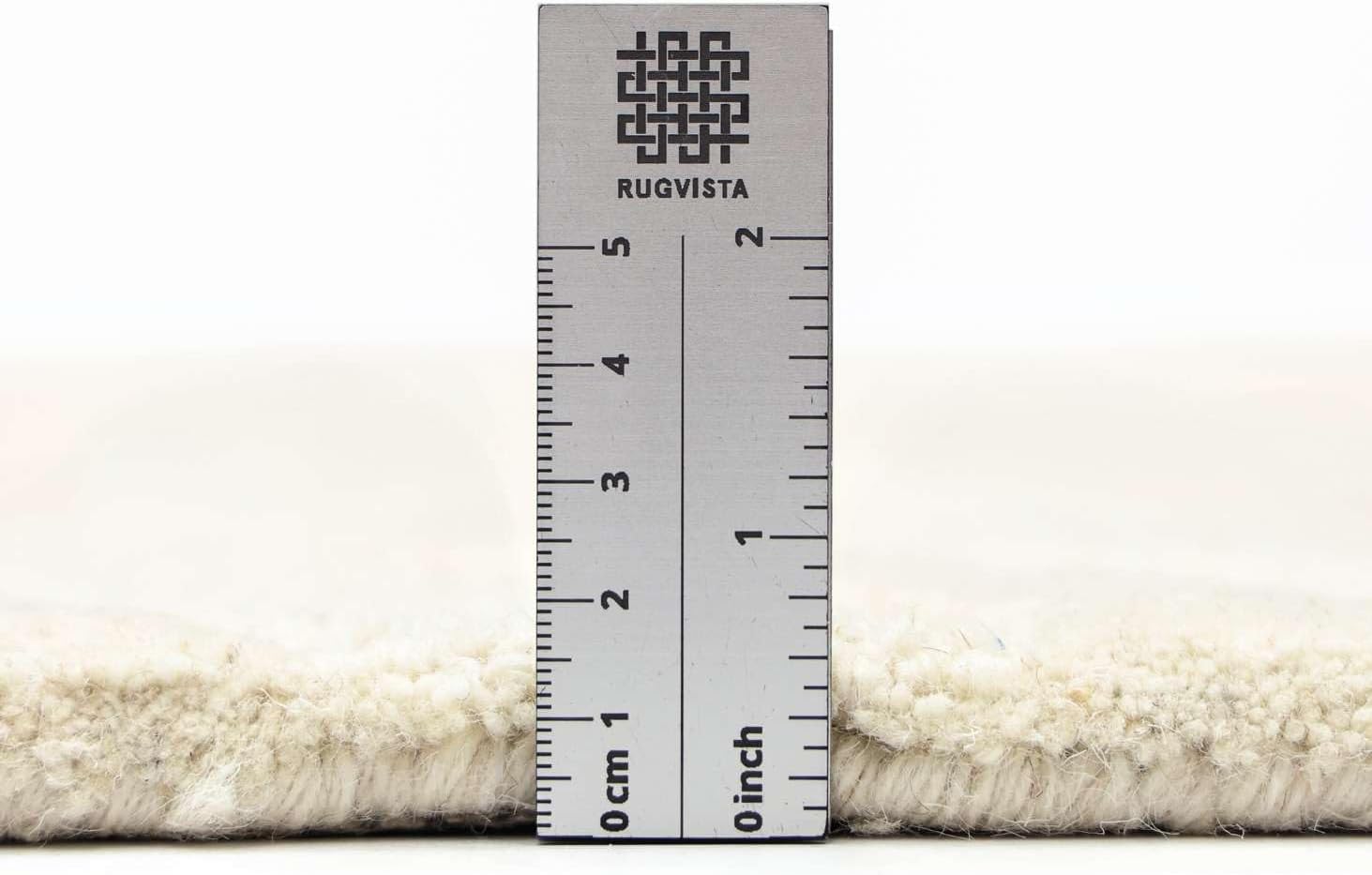Thumbnail 5 de RugVista Marble Rug, 120 x 180 cm, White Wool and Cotton, Medium Pile