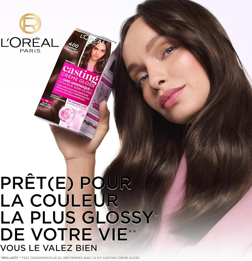Detalle 2 de L’ORÉAL PARIS Coloration Cheveux Ton sur Ton Gloss Blond Foncé Noisette 🎨