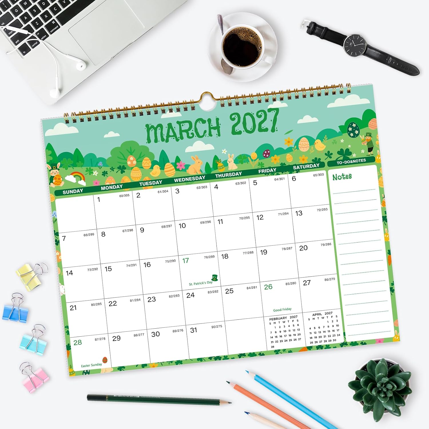 Detalle 2 de Spomepo Wall Calendar, 18-Month