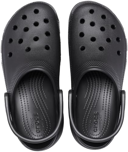 Detalle de Crocs Classic Platform Clog W 🖤 Zuecos Mujer Negro 36/37 EU