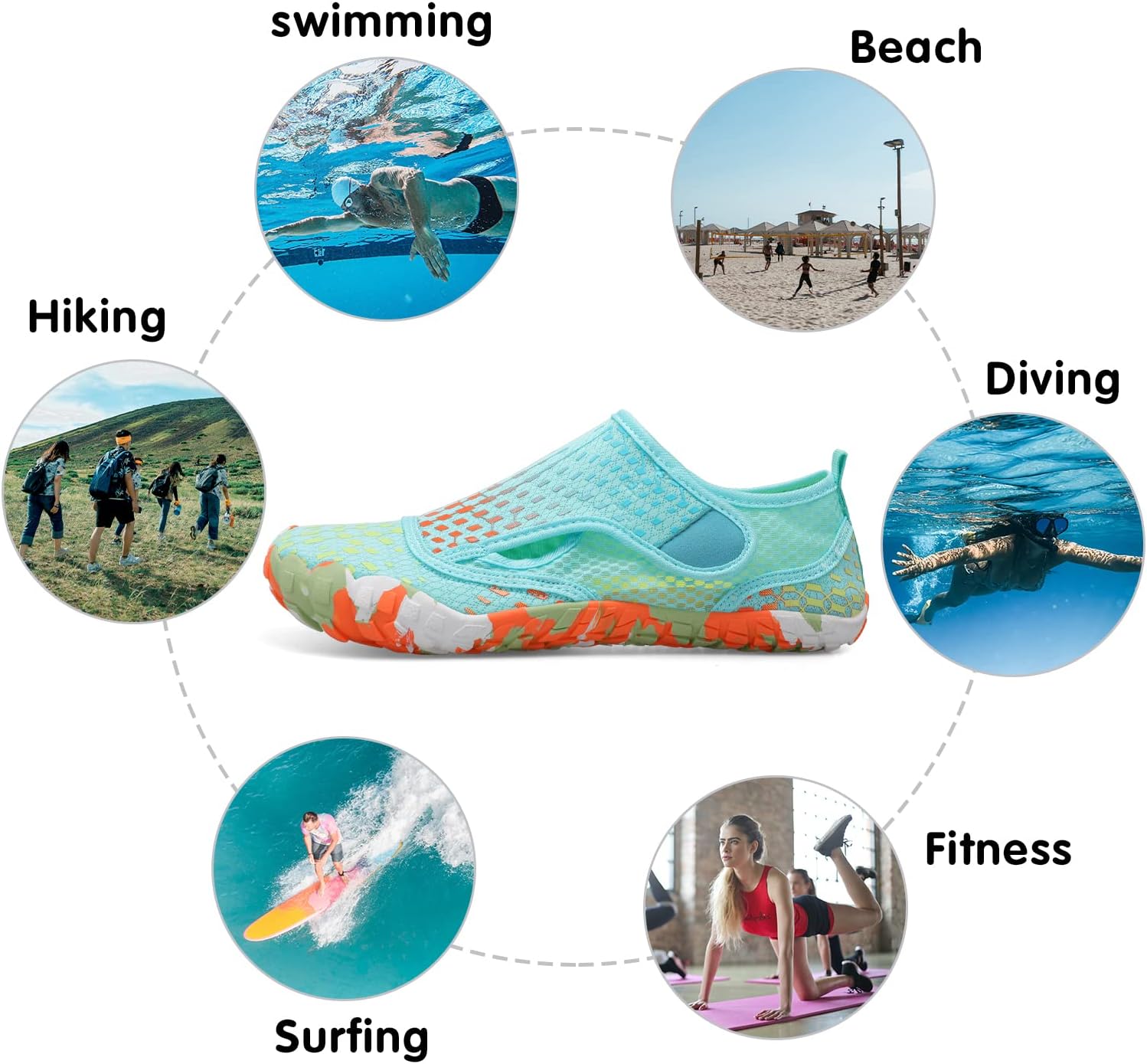 Thumbnail 5 de Centipede Demon Swim Water Shoes for Women and Men