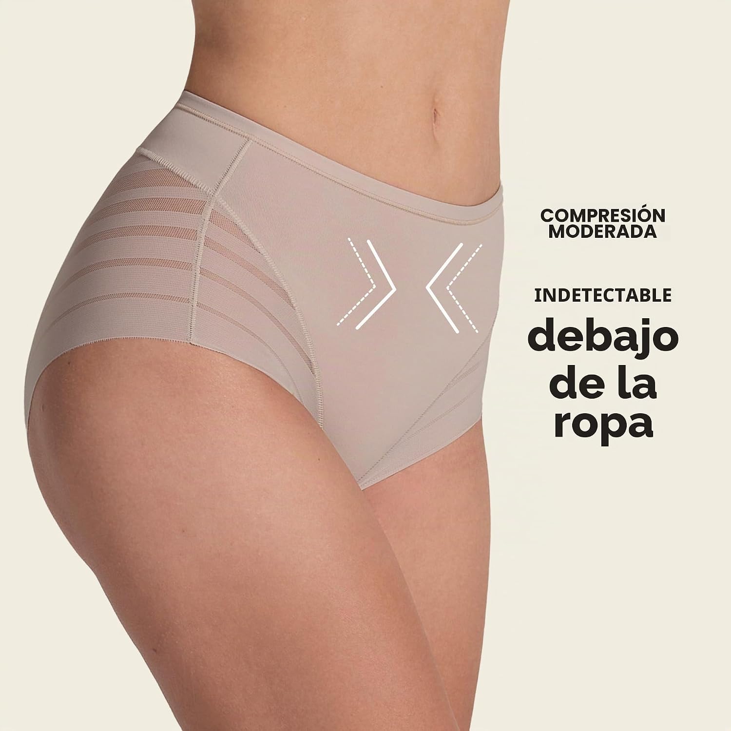 Thumbnail 2 de Leonisa Braga Faja Reductora Abdomen Levanta Glúteos sin Costura en Encaje – Tiro Alto
