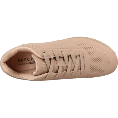 Thumbnail 6 de Skechers Damen Uno Stand On Air Trainers – Sand Durabuck/Mesh, Größe 35 EU