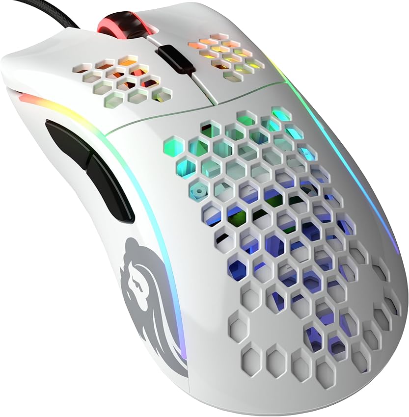 Detalle de Glorious Gaming Model D - Ratón gaming ligero RGB 🖱