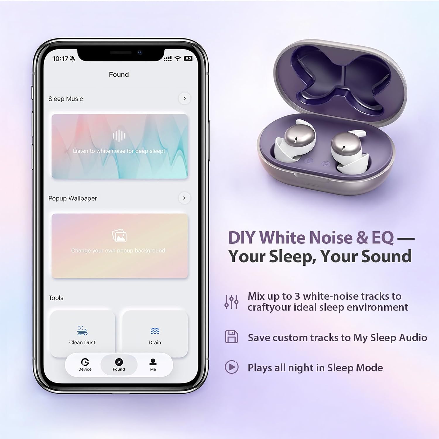 Thumbnail 6 de Sleep earbuds with Bluetooth 5.4