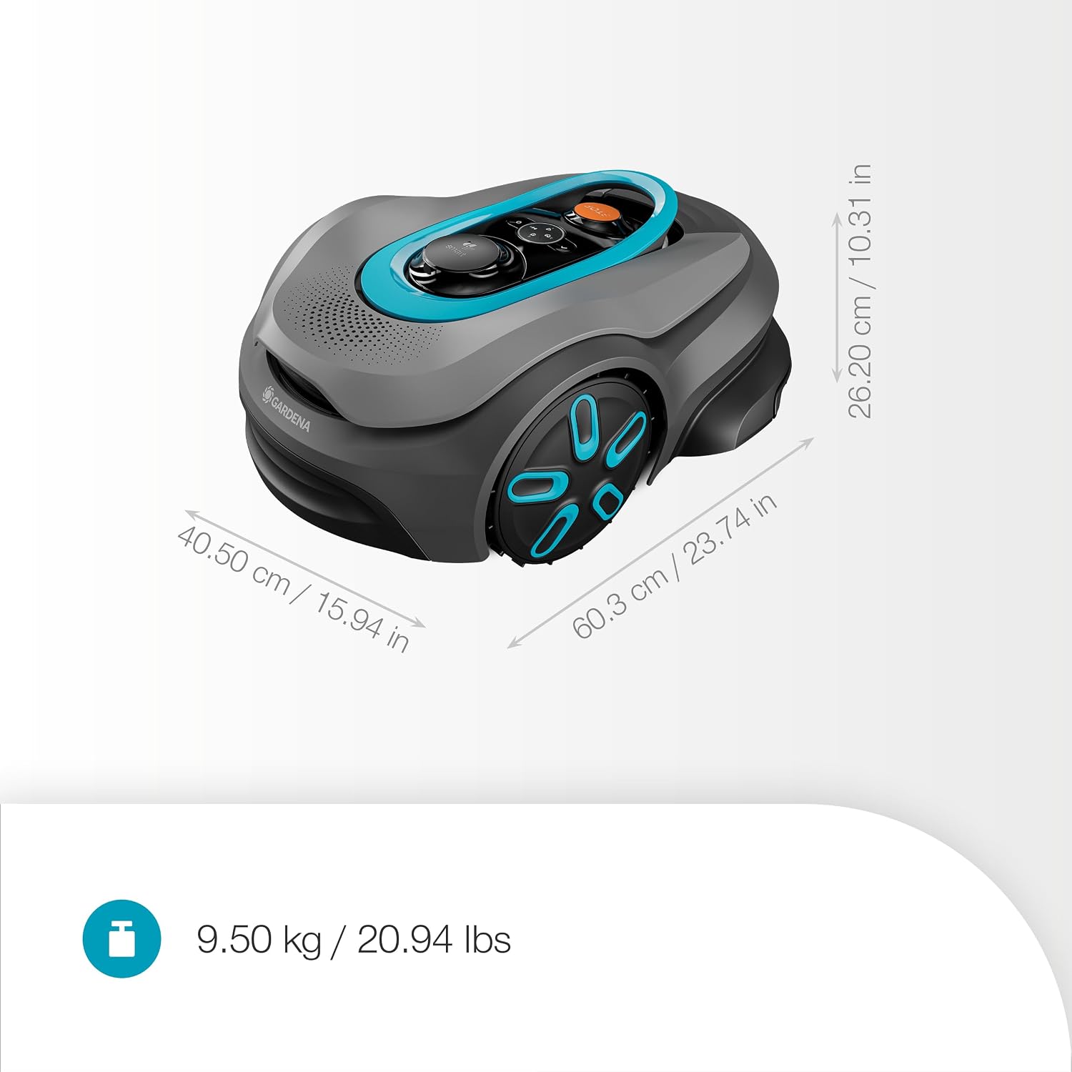 Thumbnail 6 de GARDENA smart SILENO sense 600 m² Mähroboter (19942-20) mit KI-Kamera ohne Begrenzungskabel