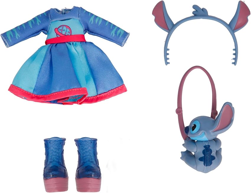 Detalle 2 de BFF by BEBÉS LLORONES Disney Stitch muñeca articulada 🎎
