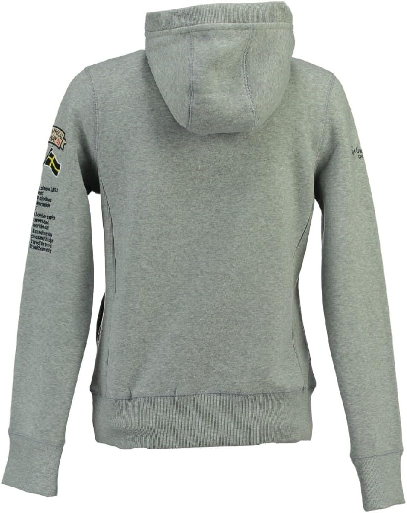 Detalle 2 de Geographical Norway GYMCLASS L sweat à capuche gris clair