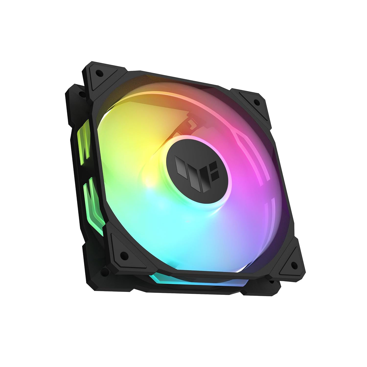 Detalle de ASUS TUF Gaming TR120 ARGB Standard Blade Black : ventilateur de boîtier 120 mm PWM, 2000 rpm, LED ARGB