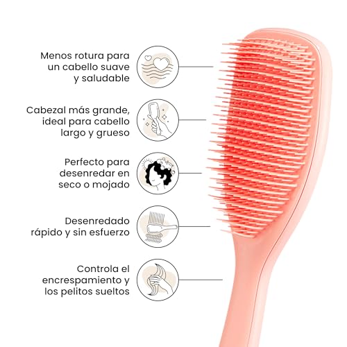 Thumbnail 4 de Tangle Teezer Large Ultimate Detangler — Cepillo desenredante para cabello grueso y rizado