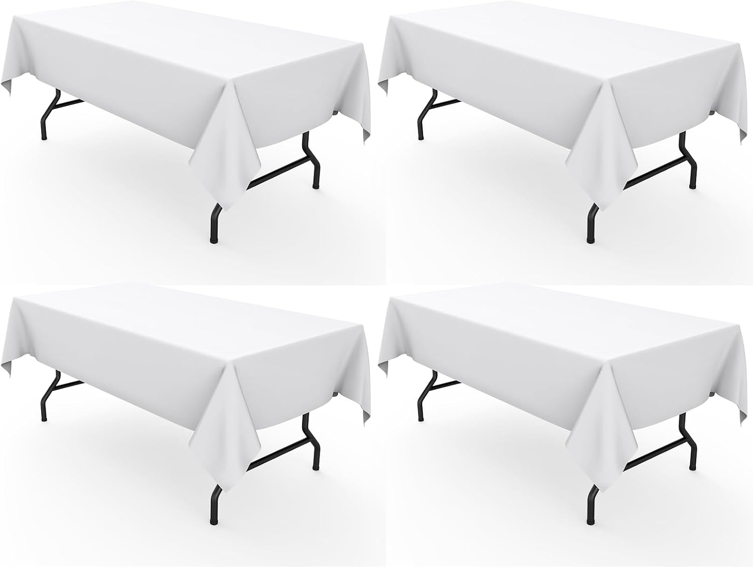 Detalle de Pureegg Rectangle Table Cloth 60" x 102" white tablecloth
