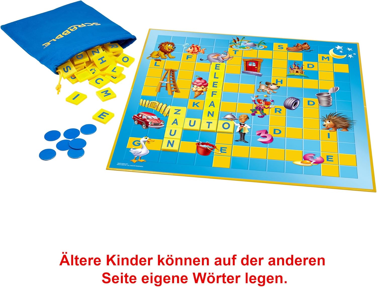 Thumbnail 3 de Mattel Y9670 Scrabble Junior für Kinder 2-4 Spieler