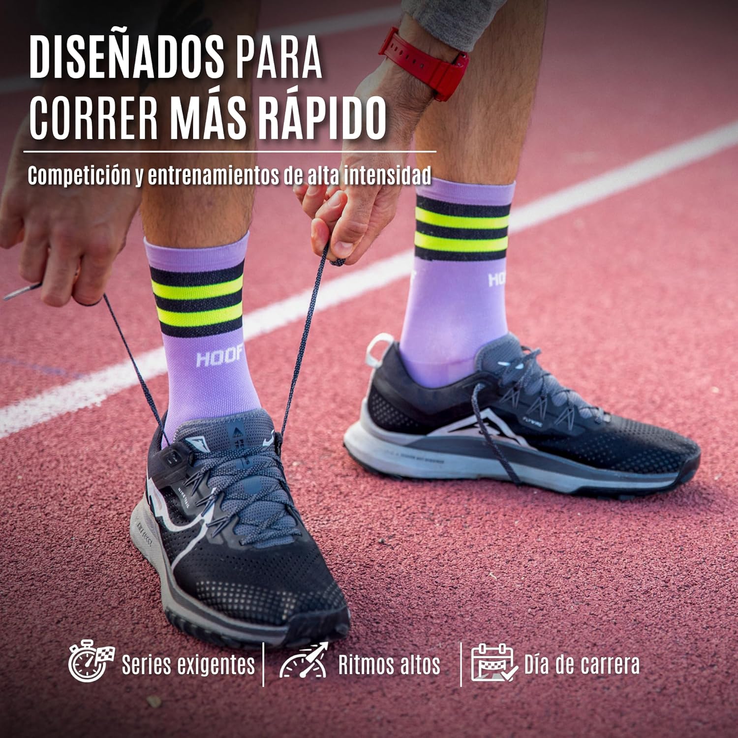 Detalle 2 de HOOF Calcetines Running antiampollas