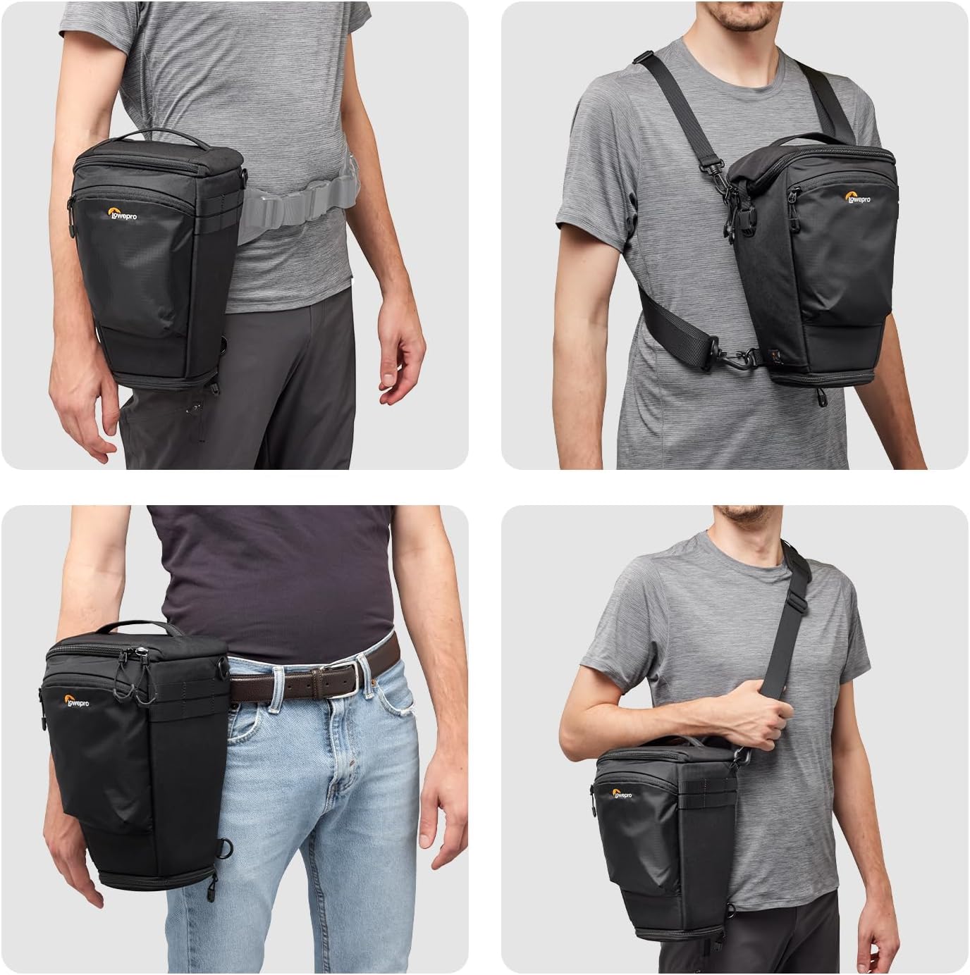 Detalle 2 de Lowepro ProTactic TLZ 75 Pro AW III toploader camera bag (6L) with All Weather Cover