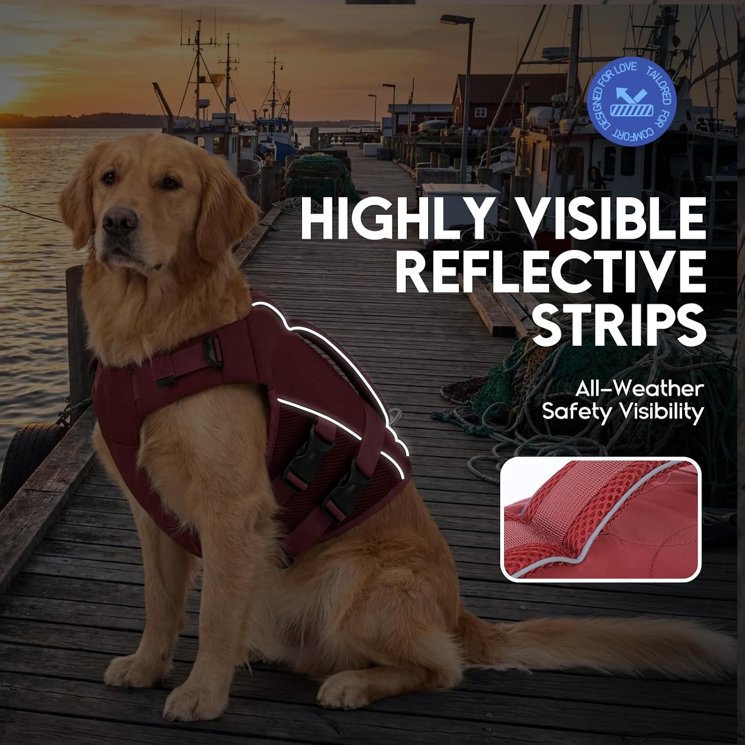 Thumbnail 6 de ASENKU Dog Life Jacket XS
