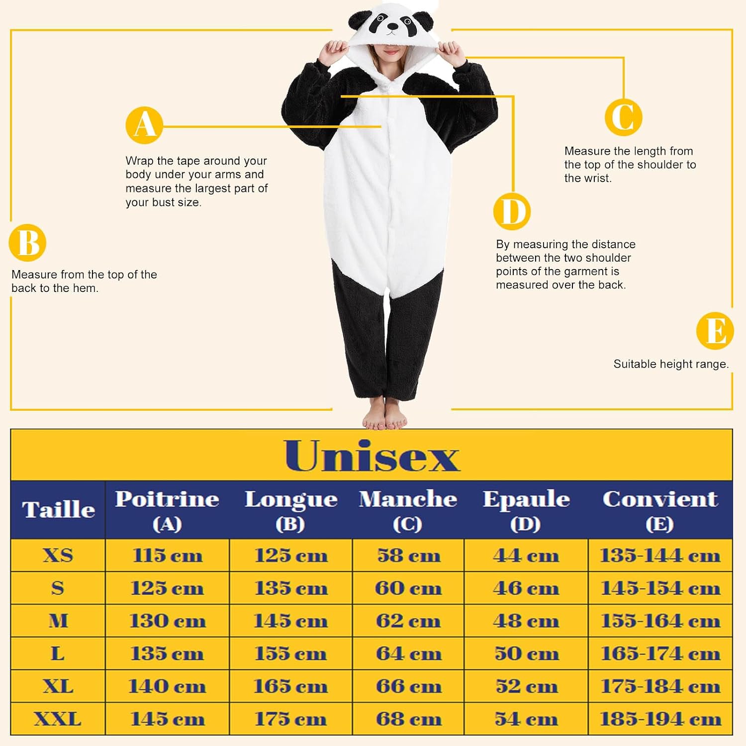 Thumbnail 5 de LATH.PIN Panda Pyjamas Jumpsuit Unisex