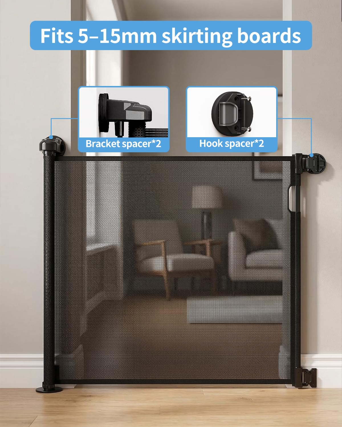Thumbnail 2 de Veraste Retractable Baby Gate