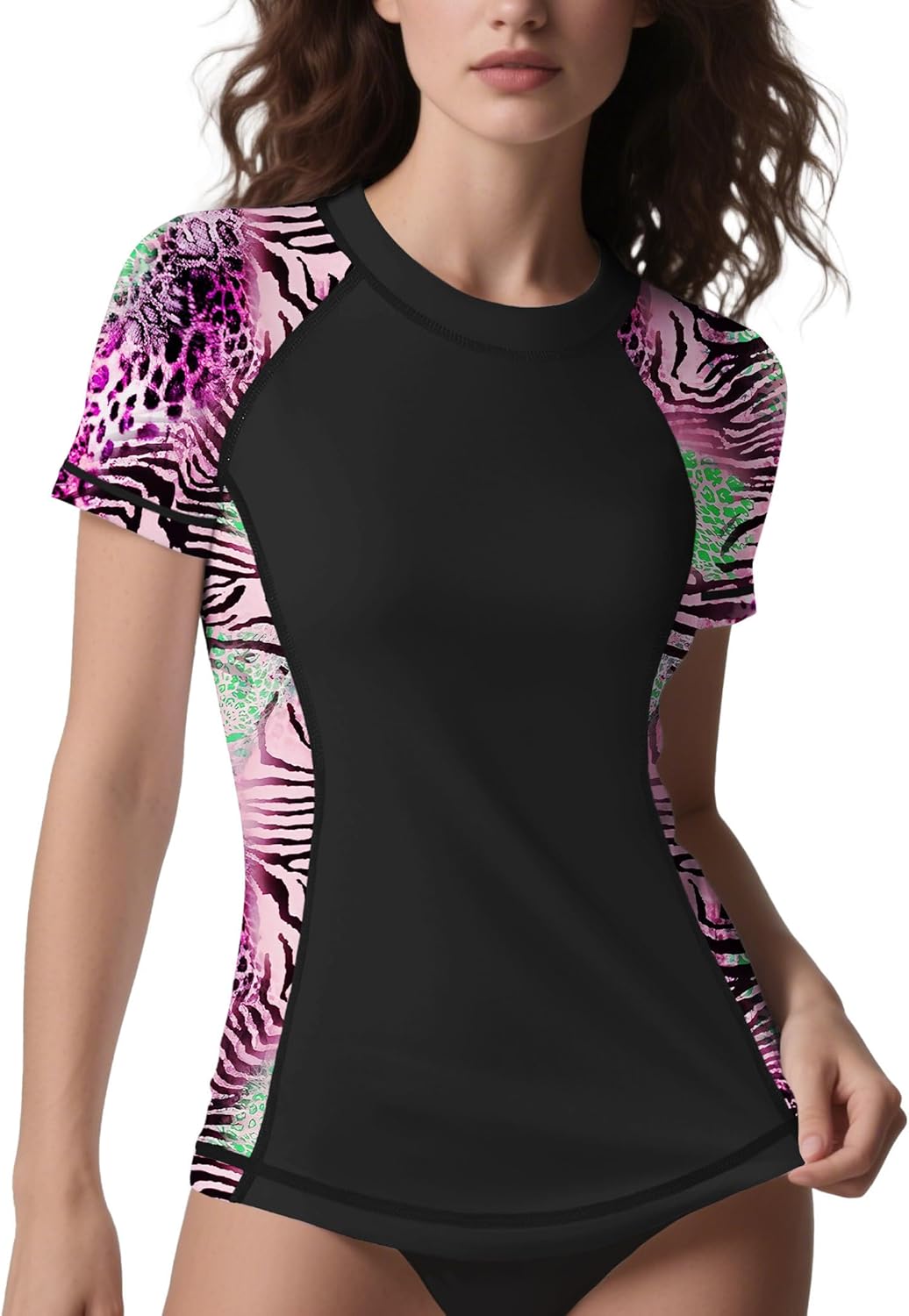 Thumbnail 6 de ANGEL CITIZ Rash Vest Women Short Sleeve UPF 50+ Rash Guard