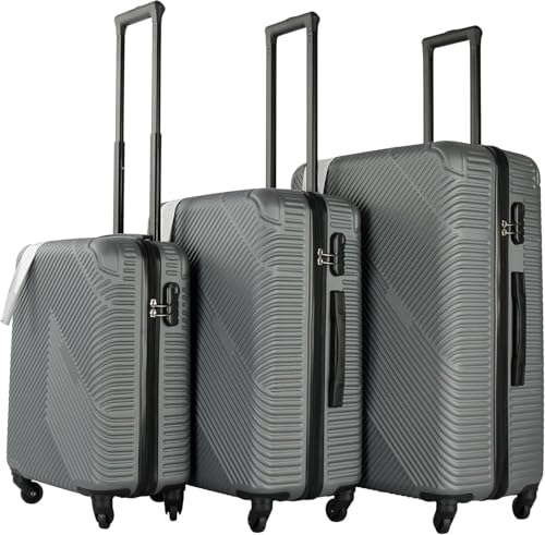 Detalle de Neo 3 Piece Titanium Hard Shell Luggage Set