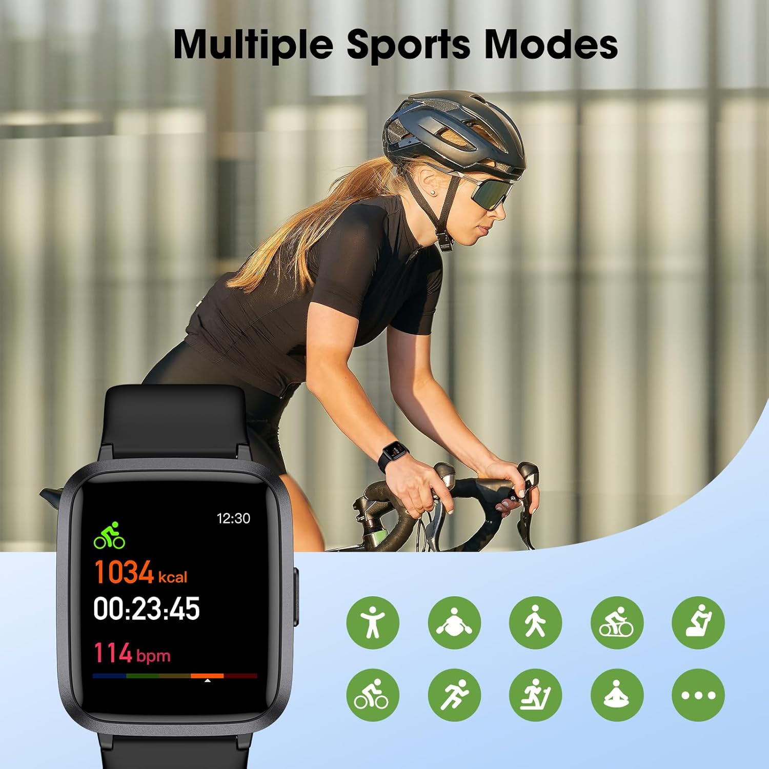 Thumbnail 4 de LIVIKEY Fitness Tracker Watch with Heart Rate Monitor