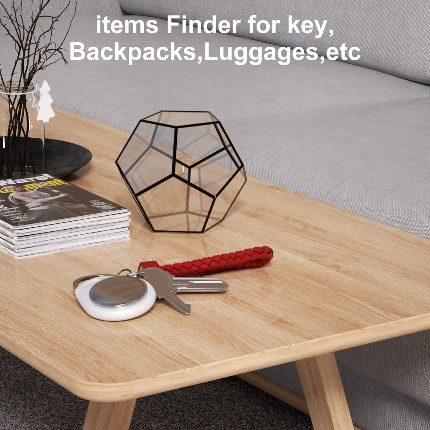 Thumbnail 6 de Key Finder Smart Air Tracker Tag (2-Pack) for Apple Find My – iOS only, IP67 waterproof