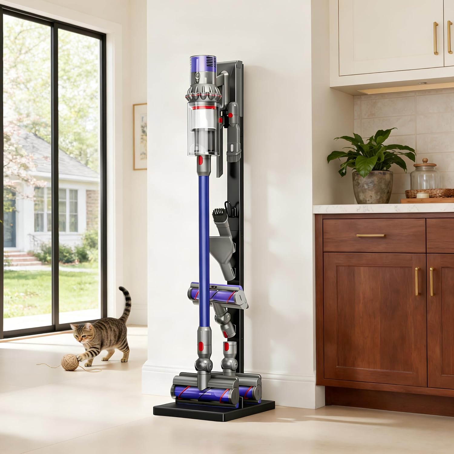Detalle 2 de Pickpiff Support sur pied pour Dyson — rangement compact et accessoires à portée de main