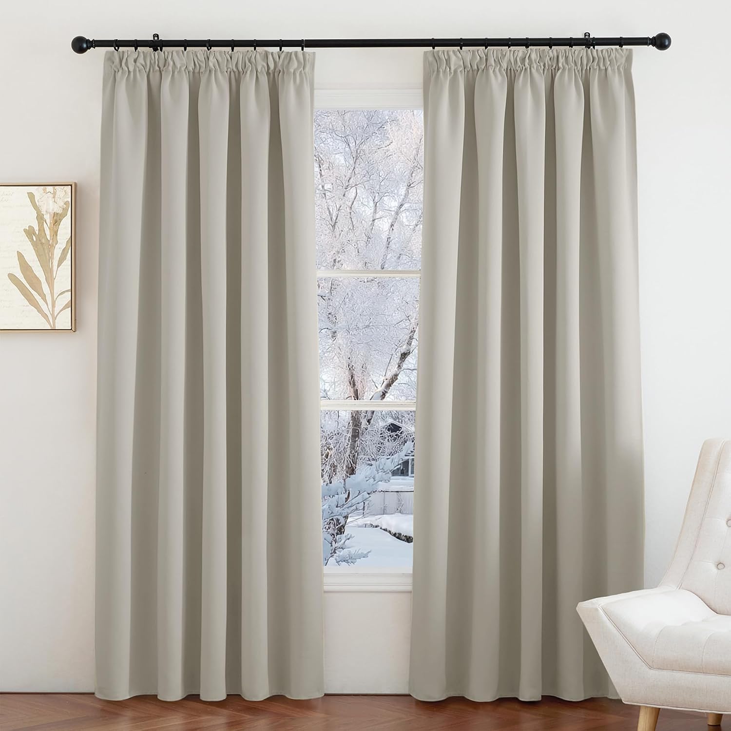 Detalle de PONY DANCE Thermal Curtains W80 x L84, 2 panels ๐ช