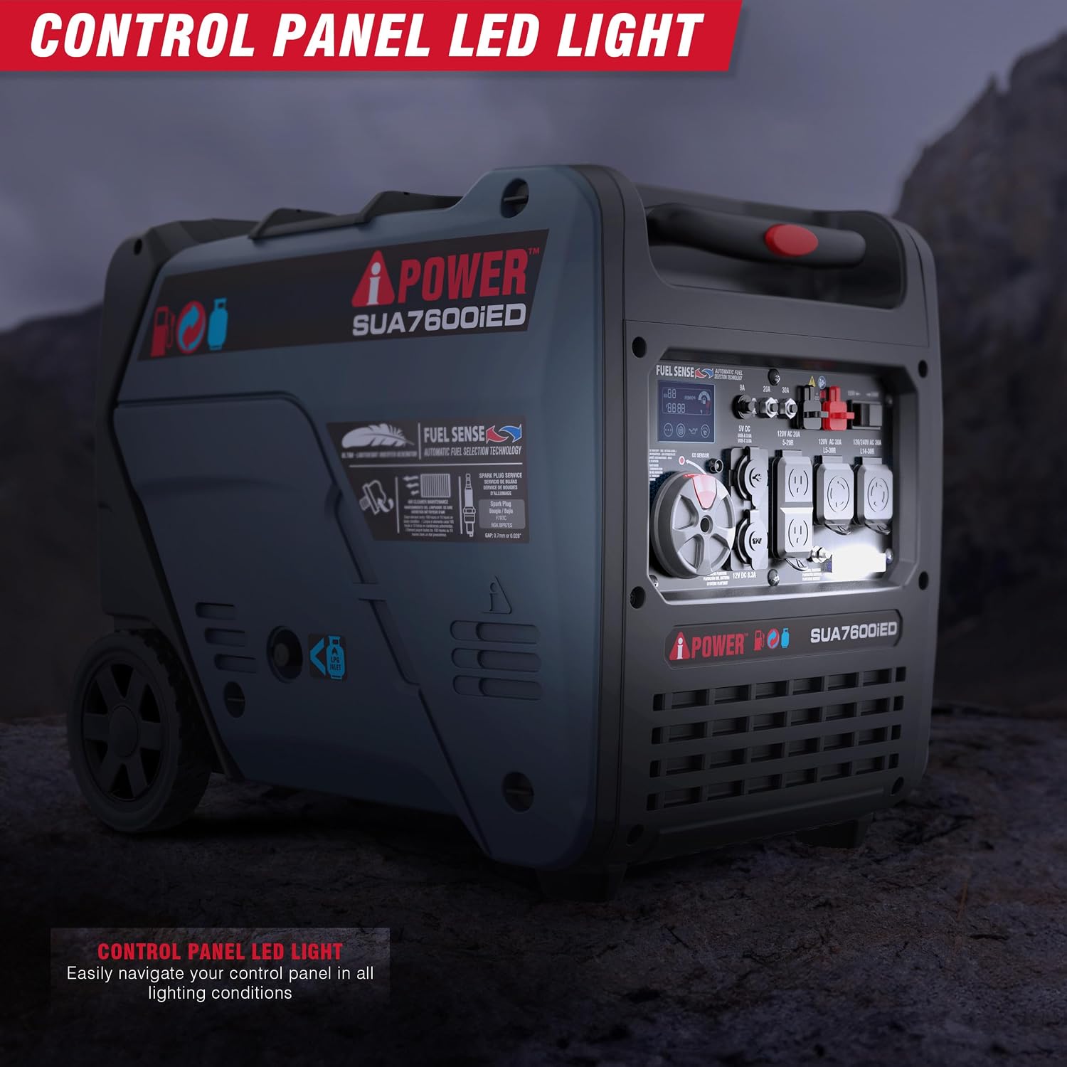 Detalle 1 de A-iPower Inverter Generator 7,600W