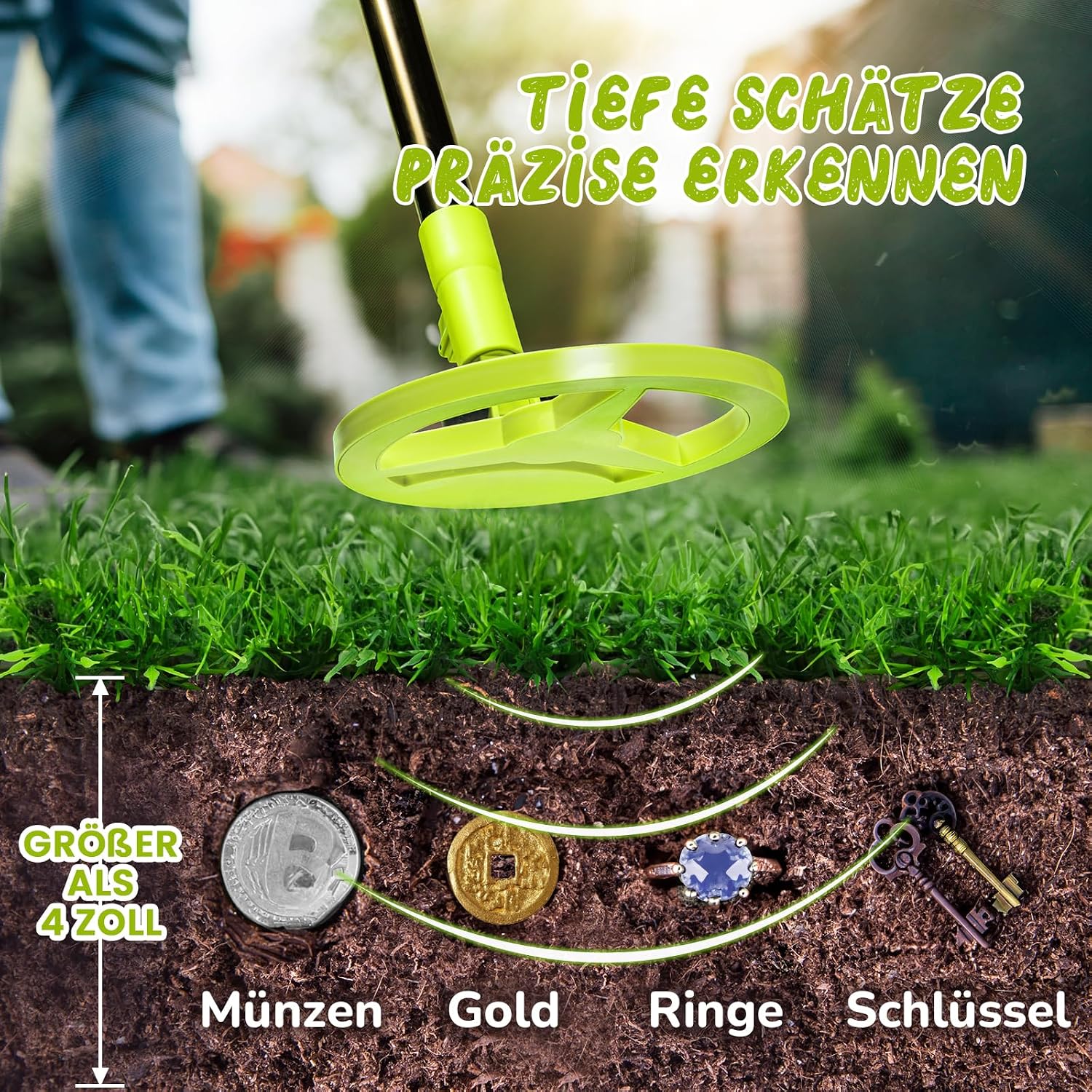 Detalle de Smofrees Metalldetektor Kinder 24–34"