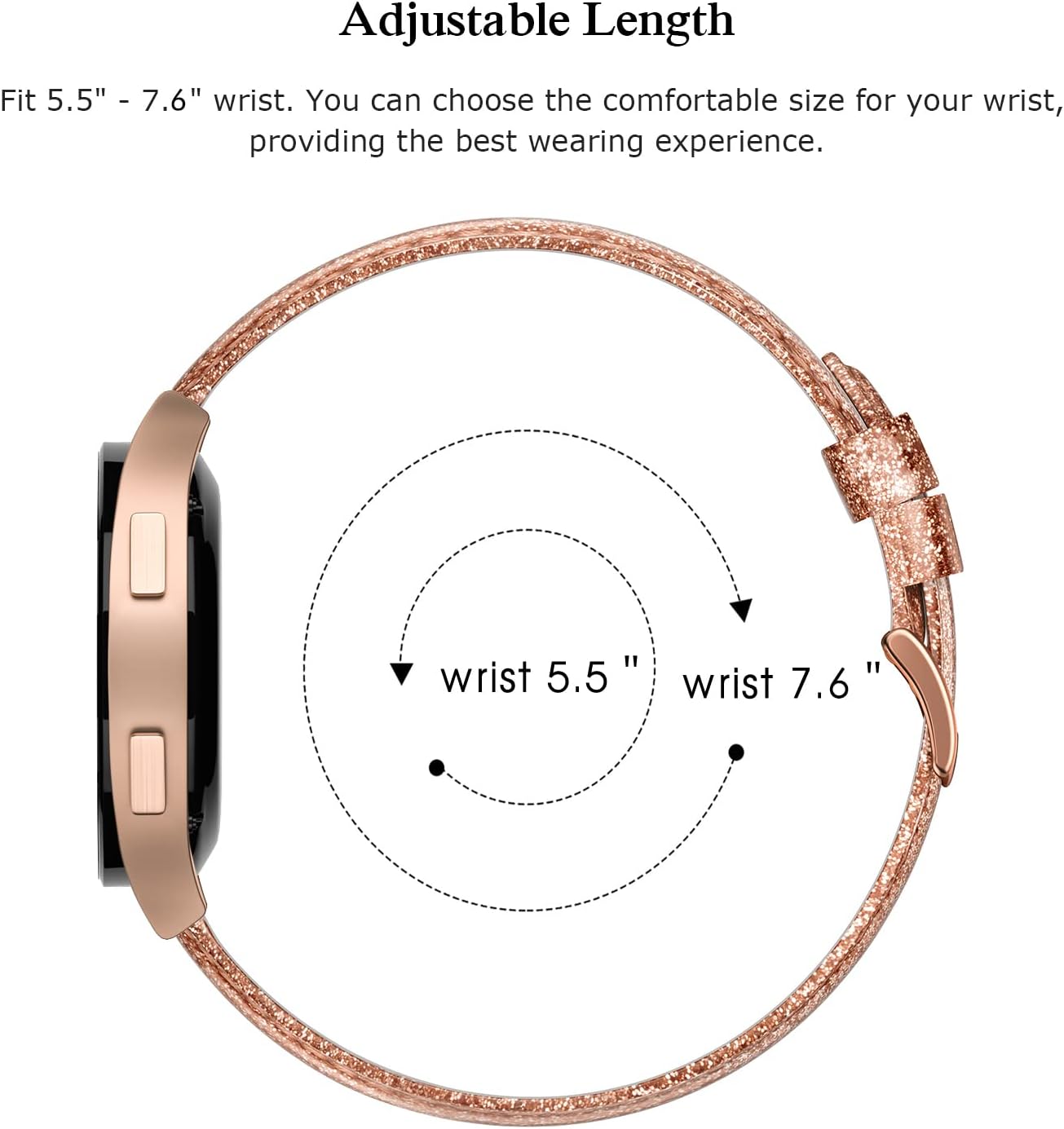 Thumbnail 1 de Tuocal Genuine Leather Strap for Galaxy Watch 43/47mm