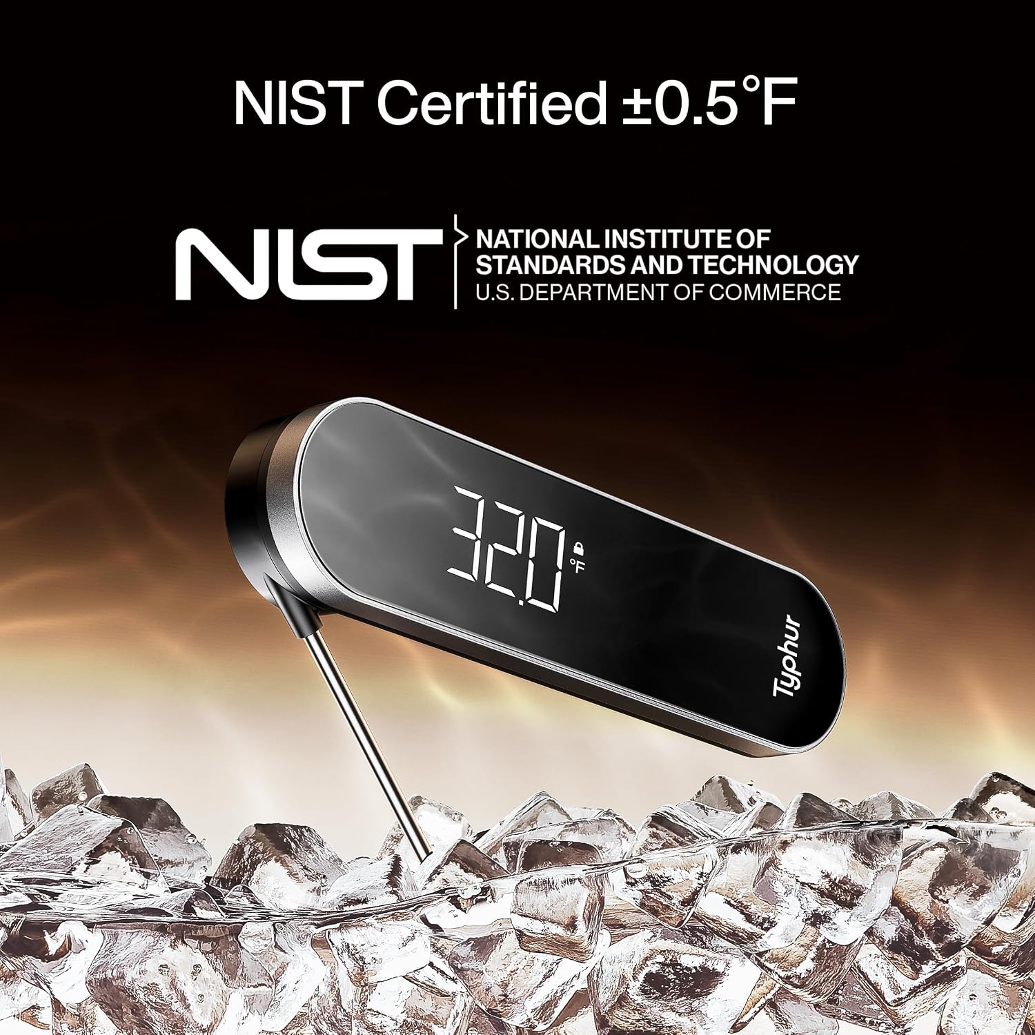 Detalle 2 de Typhur InstaProbe Core HT06-DE Instant-Read Meat Thermometer, 0.5-Second Readings