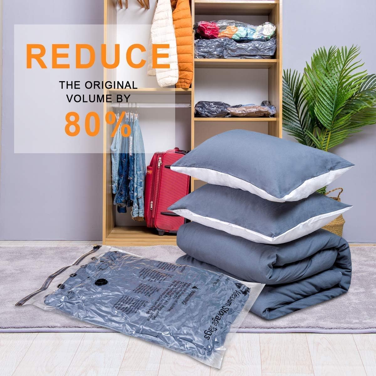 Thumbnail 5 de GONGSHI Vacuum Storage Bags Jumbo 12-pack
